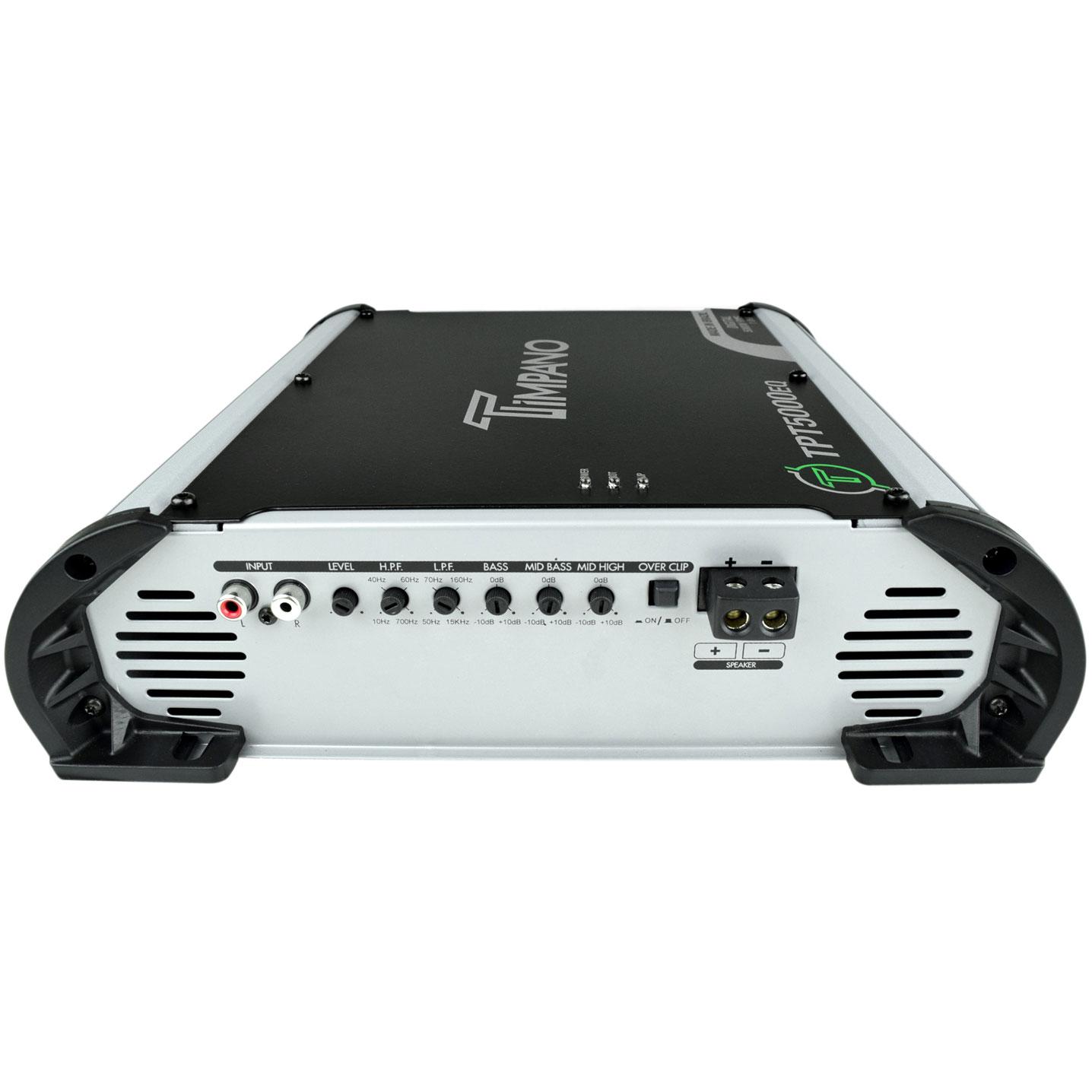 Timpano Audio TPT-5000EQ 1 Ohm 5,000 Watt Mono Car Audio Amplifier